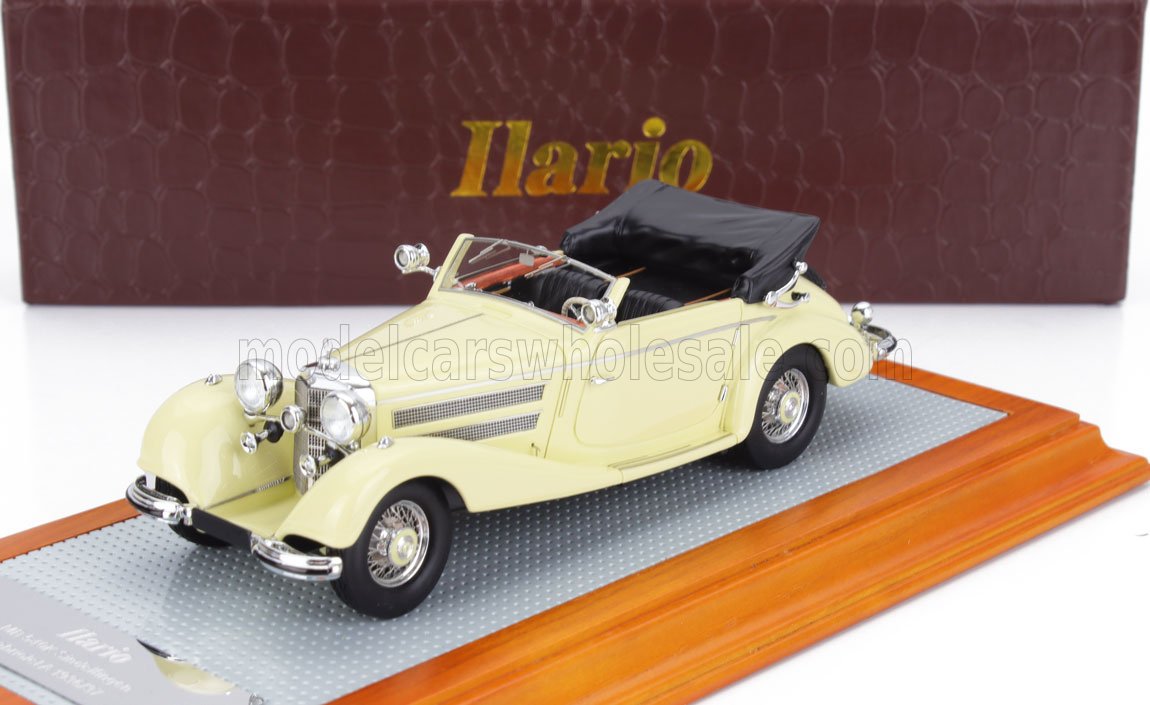 1:43 MERCEDES-BENZ 540k Sn154084 Sindelfingen Cabriolet A Open (1936), Yellow - IL43198