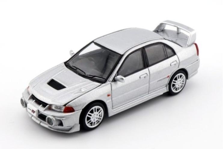 1:64 MITSUBISHI Lancer Evolution IV (1996), silver - PR64-140