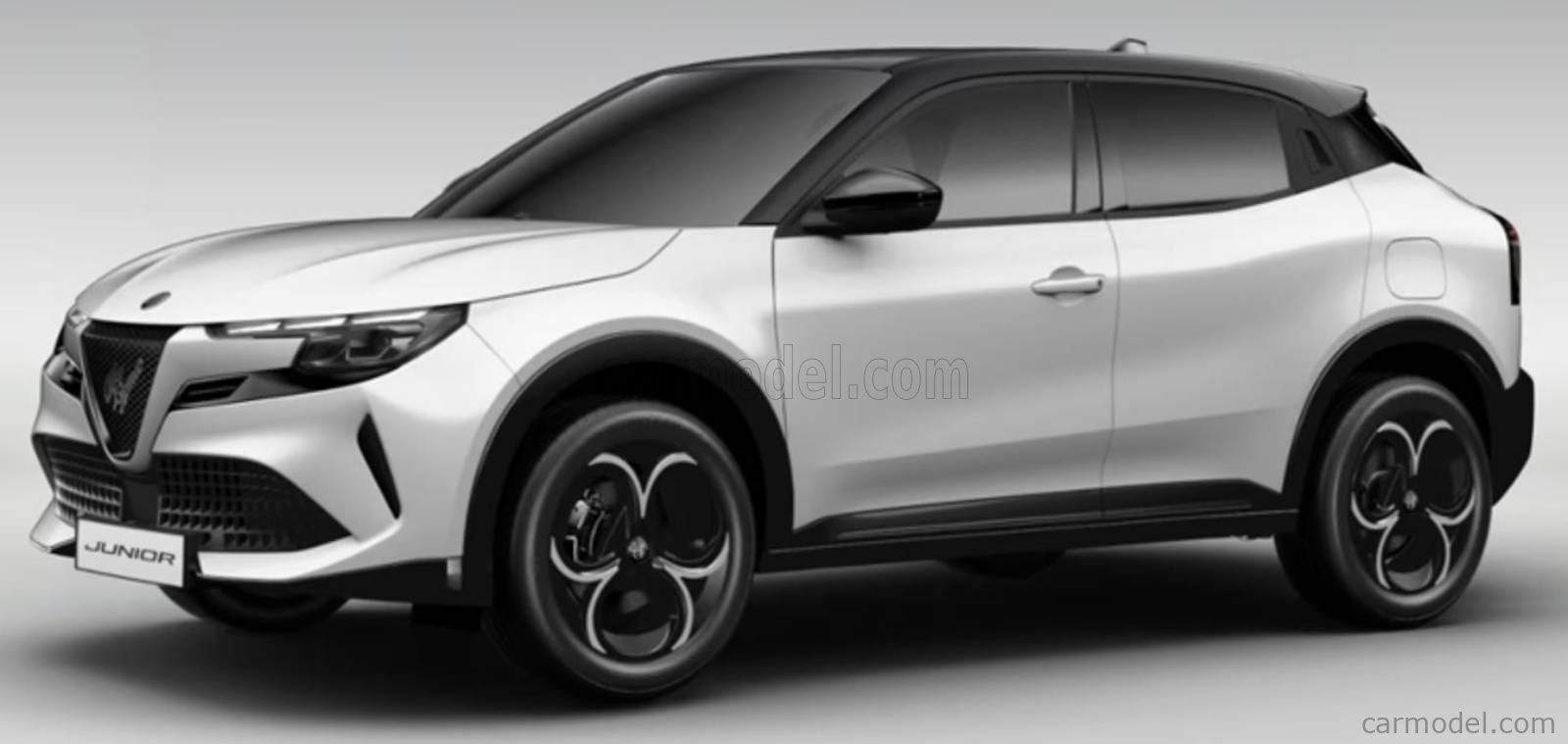 1:18 ALFA ROMEO Junior Q4 with black roof (2025), white / black - RGM18005B1