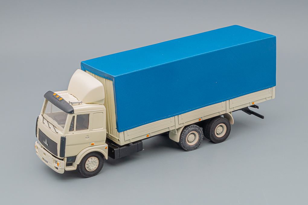 1:43 Минский-63031 бортовой, бежевый / синий - LOT01092