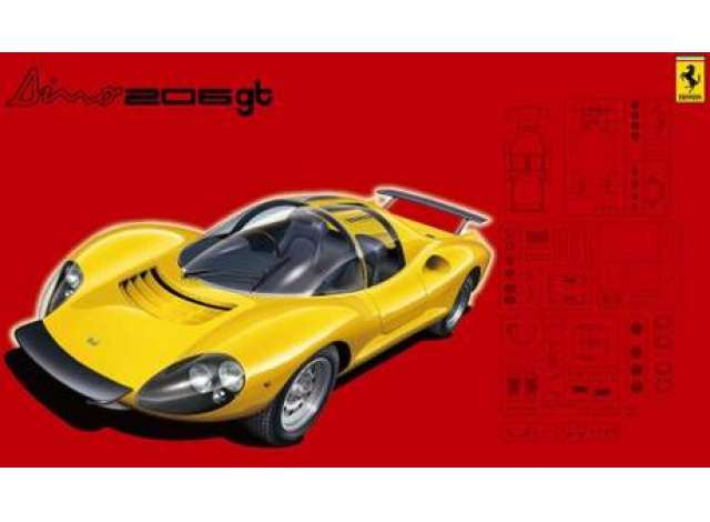 1:24 Сборная модель 1967 Ferrari Dino 206 GT - 123639
