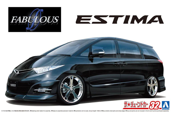 1:24 Сборная модель FABLOUS VARIOUS GSR50 ESTIMA 06 (TOYOTA) - 06216