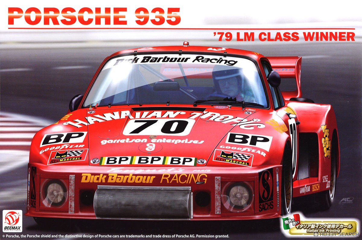 1:24 Сборная модель Porsche 935 LM Class Winner *Paul Newman* (1979) - bmx24036