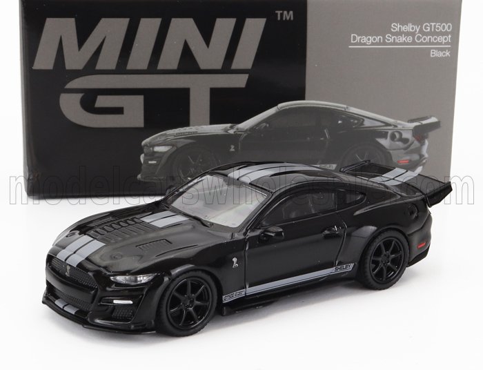 1:64 FORD Mustang Gt500 Dragon Snake Concept Coupe (2021), Black - MGT00575-L