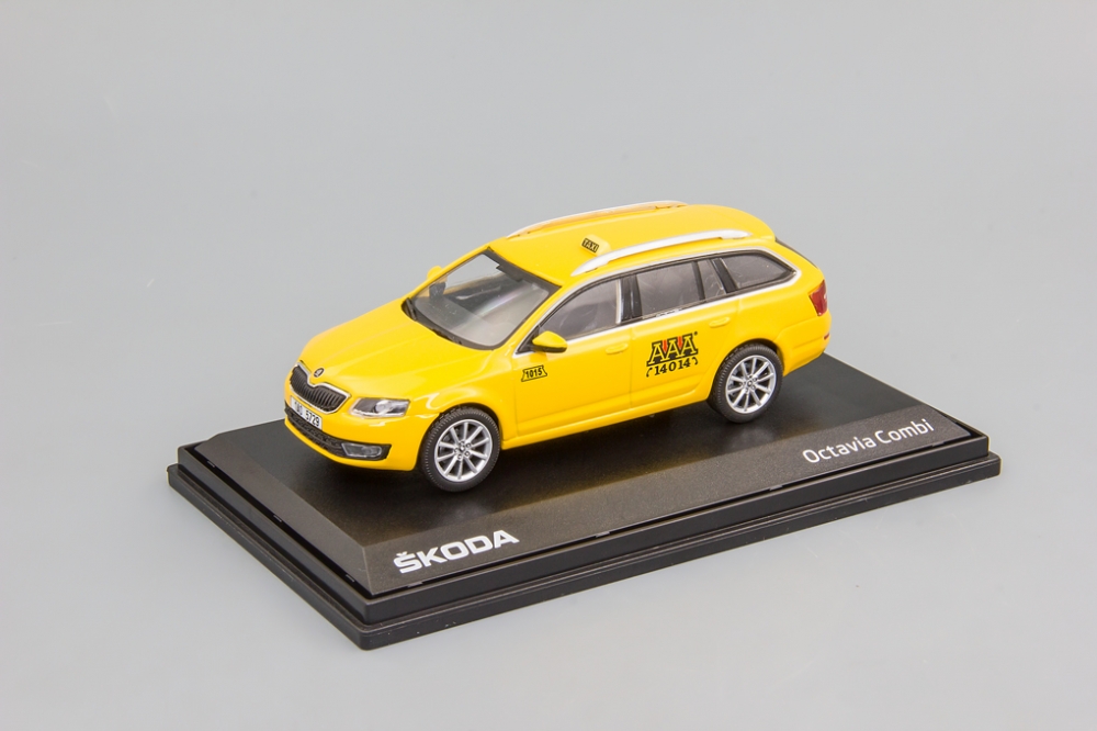 1:43 SKODA Octavia III Combi (2013) - AAA Taxi - 027XD01