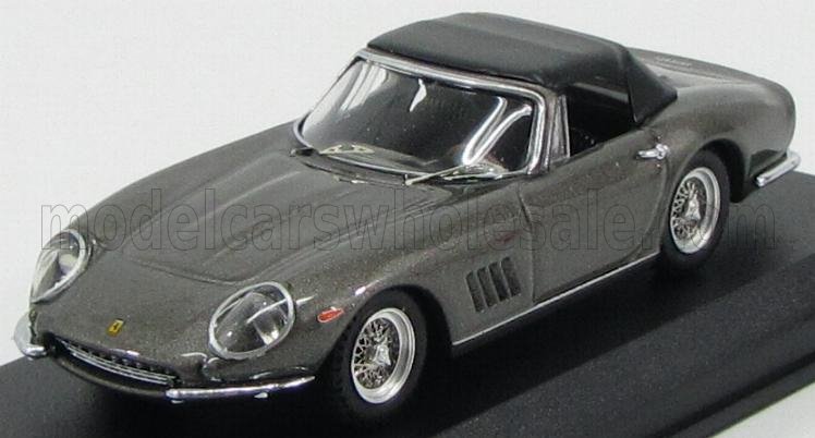 1:43 FERRARI 275 Gtb Spider Cabriolet Closed 1967, Grey Black - 9538
