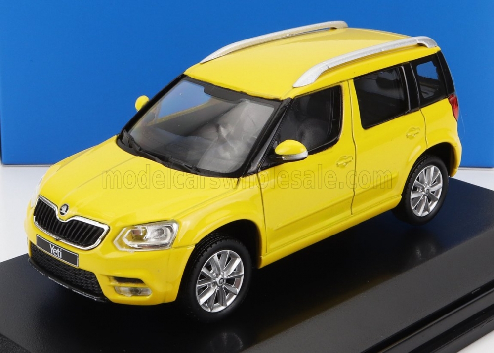 1:43 SKODA Yeti Suv Facelift (restyling) (2013), Yellow - 031GT