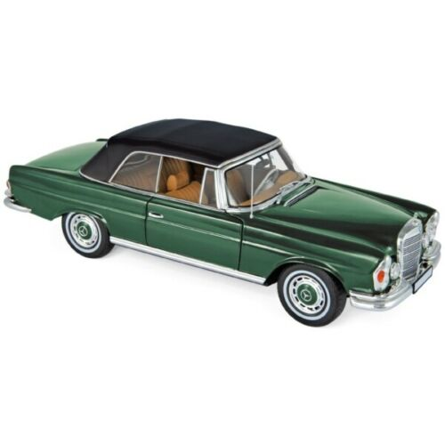 1:18 MERCEDES-BENZ 280SE 3.5 (W111) Cabriolet 1969 Green Metallic - 183434