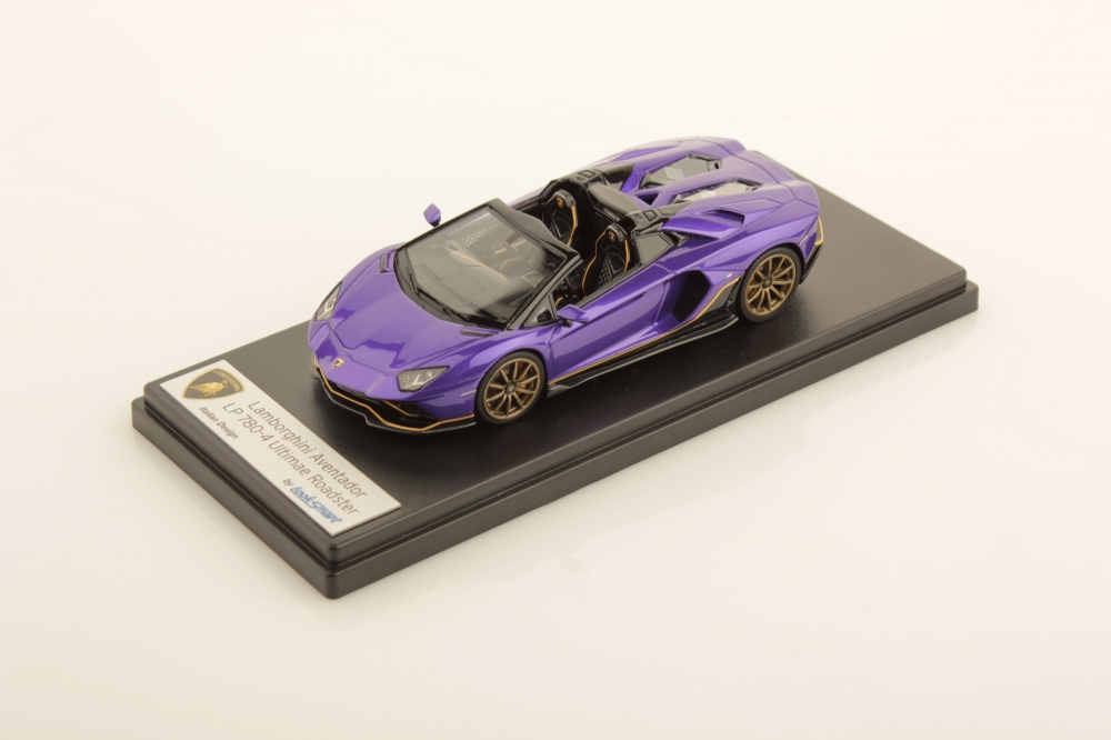 1:43 LAMBORGHINI Aventador Ultimae Roadster viola pasifae - LS532B