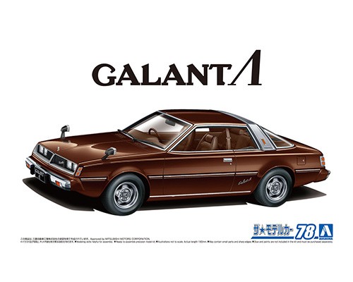 1:24 Сборная модель Mitsubishi Galant A133A Λ 78 - 05849