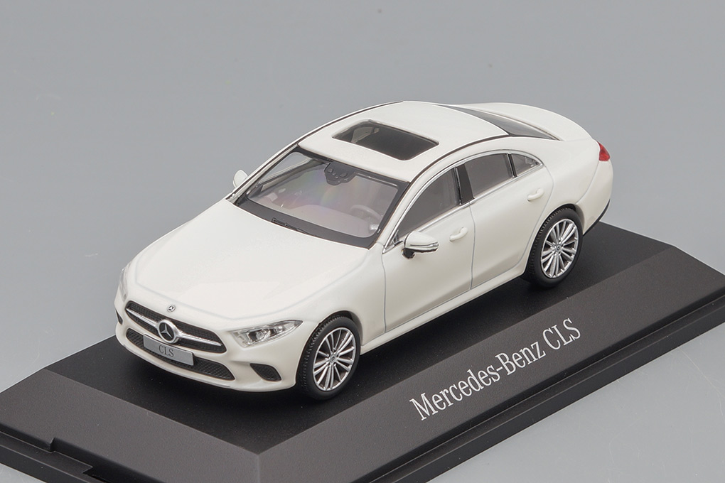 1:43 MERCEDES-BENZ CLS coupe (C257) 2018, white - B66960544