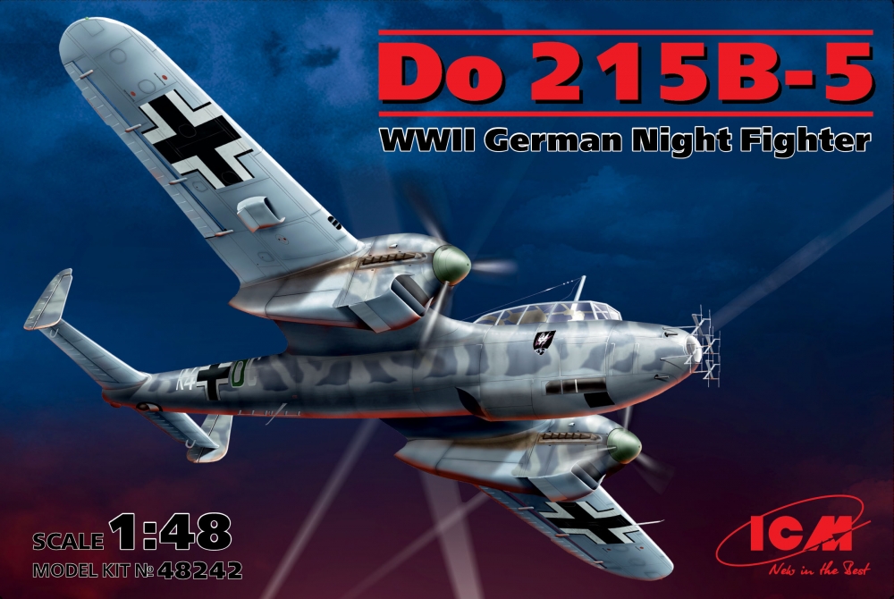 1:48 Сборная модель Германский ночной истребитель ІІ МВ, Do 215 B-5 - 48242