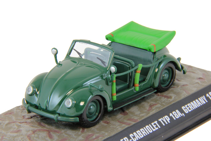 1:43 VOLKSWAGEN Beetle Hebmuller Cabriolet Typ 18A Germany (1948), green - 7123115