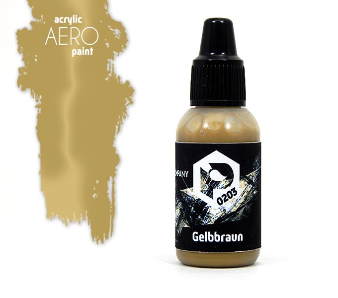Краска для аэрографии Gelbbraun - арт.0203