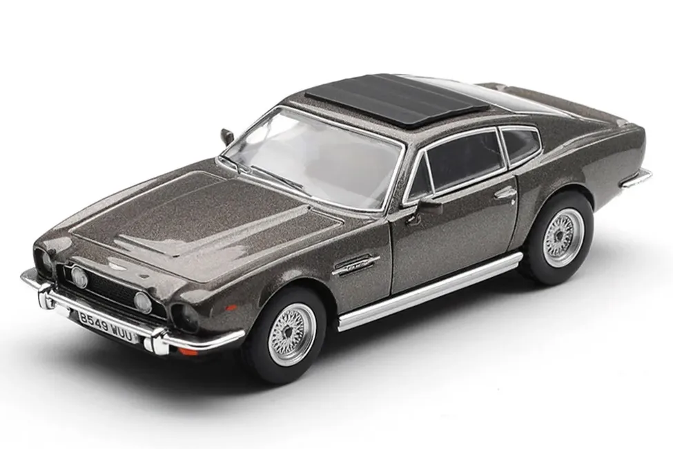 1:64 ASTON MARTIN V8 Vantage *The Living Daylights* Weapons Off Japanese Blister Packaging (1987), grey - MGT00916-007J