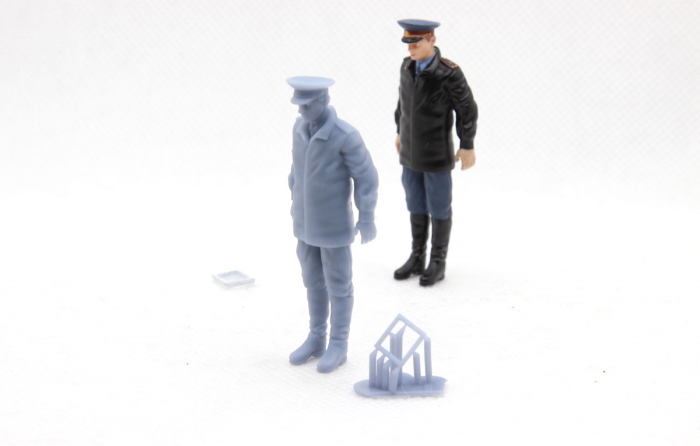 1:35 Сборная модель Фигурка Инспектор Зыкин - mkaut0154