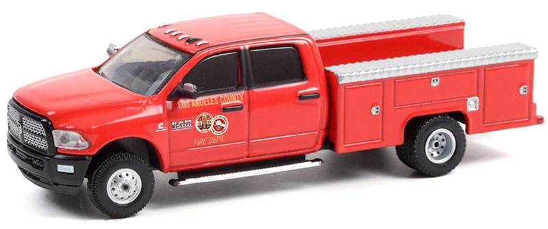 1:64 RAM 3500 Dually 'Los Angeles County Fire Department' (пожарный) 2017 - 67010E