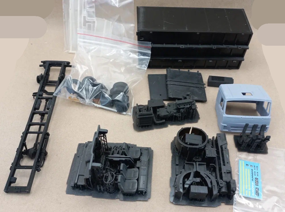 1:43 Набор для конверсии #2. Автофургон изотермический АФ-47415Е (КАМАЗ 4308-R4) - ККК4308002