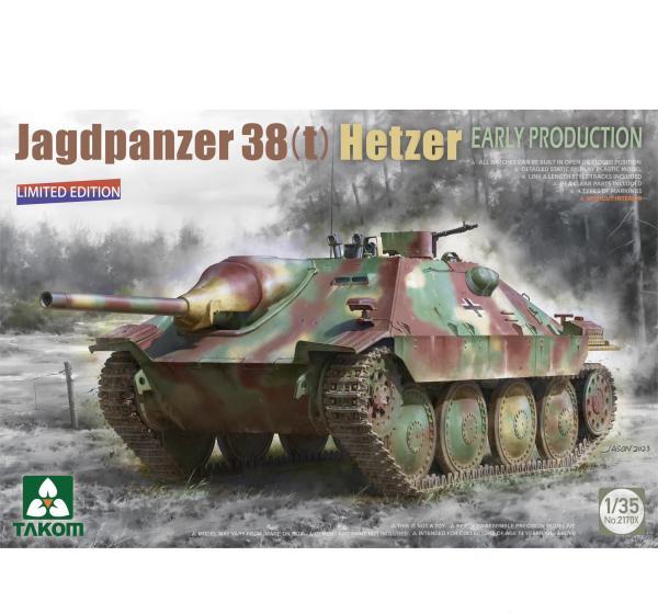 1:35 Сборная модель Jagdpanzer 38(t) Hetzer EARLY PRODUCTION (LIMITED EDITION) - 2170X