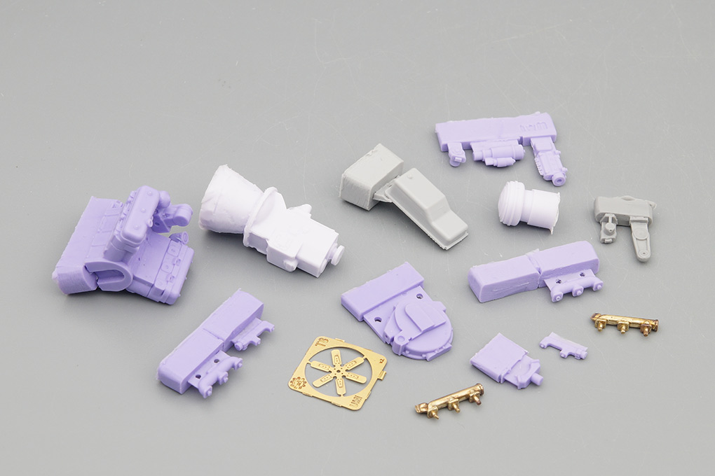 1:43 Сборная модель Ярославский двигатель-236А (Минский-500, Минский-5335) - UMI008