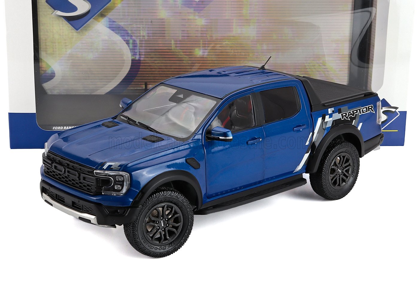 1:18 FORD Ranger Raptor Pick-up Double Cabine (2024), blue - S1813902