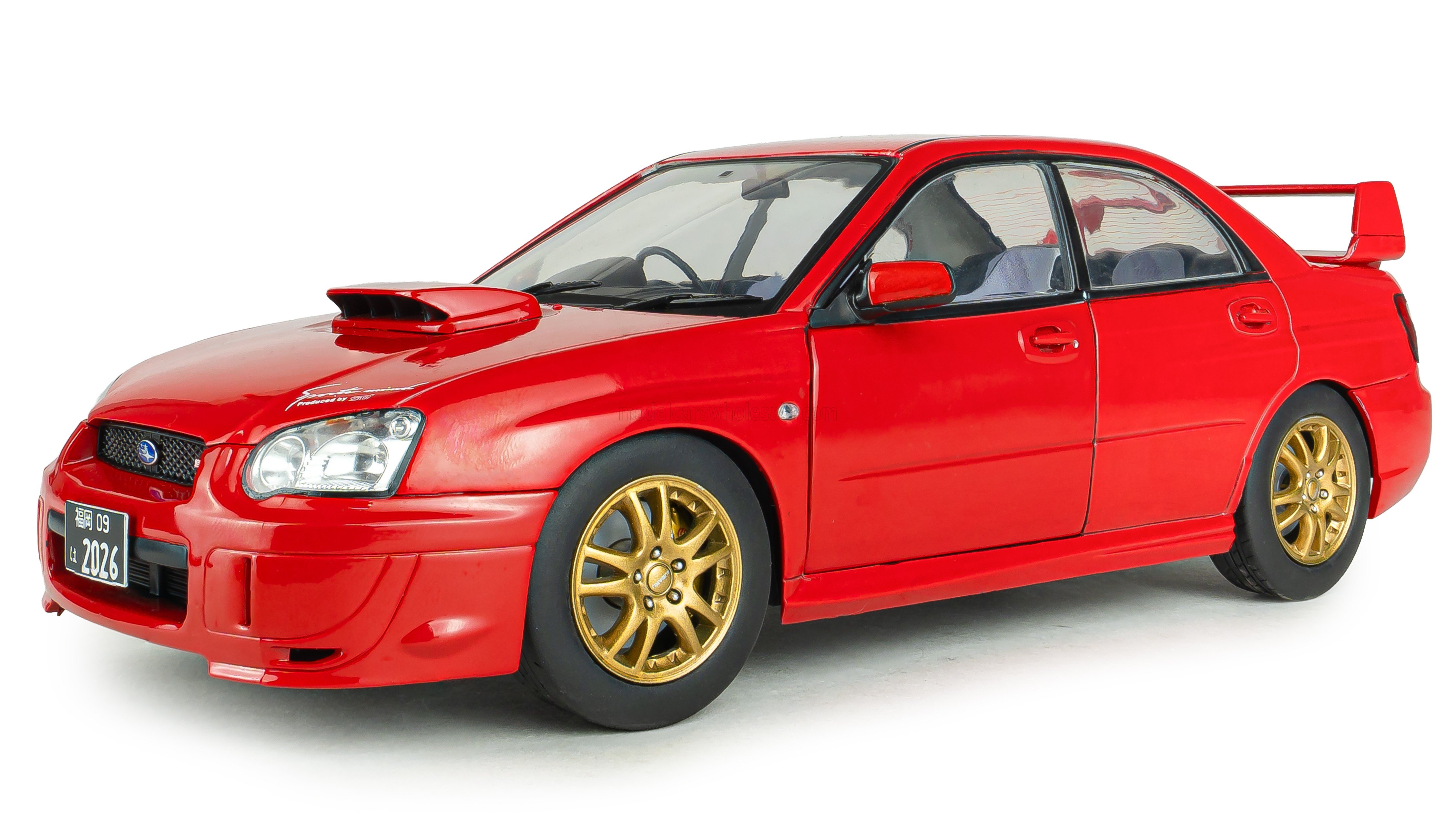 1:18 SUBARU Impreza WRX STI (2004), red - S1812306