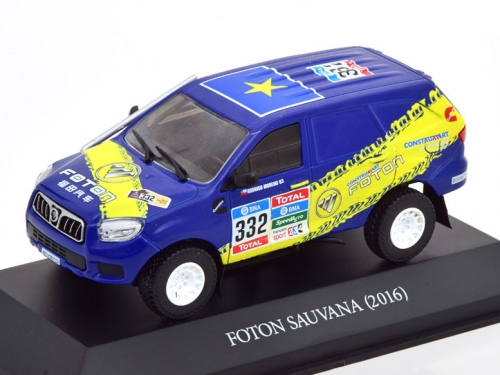 1:43 Rally Dakar 2016 Foton Sauvana #332 Rodrigo Moreno Pazzoli Chile, синий с желтым - MAGDK332