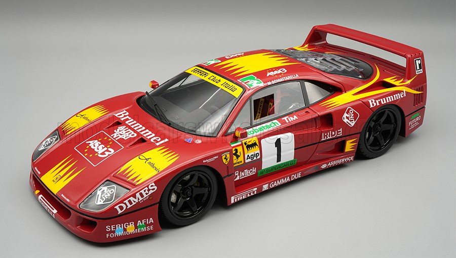 1:18 FERRARI F40 LM 2.9L Twin Turbo v8 Team Brummel №1 Supercar GT Season (1994) Mimmo Schiattarella - TM18-405F
