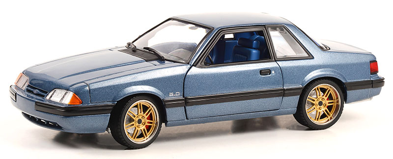 1:18 FORD Mustang 5.0 LX (1989), Medium Shadow Blue - 18977