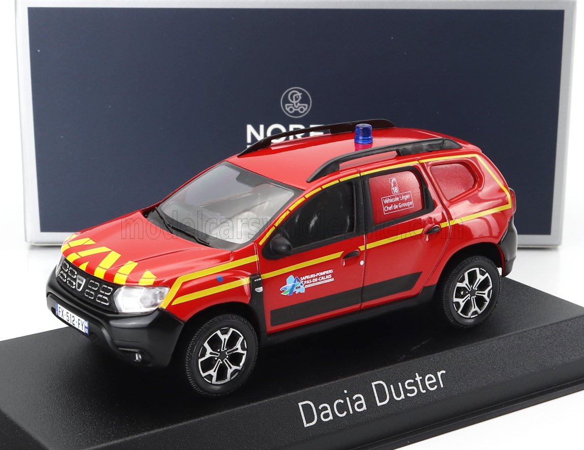 1:43 DACIA Duster Pompiers (2020), Red - 509051