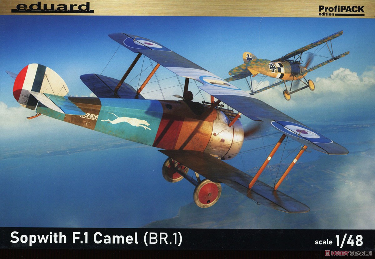 1:48 Сборная модель истребитель Sopwith F.1 Camel (BR.1) - 82171