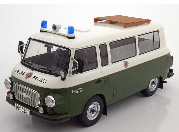 1:18 BARKAS B1000 Bus 'VOLKSPOLIZEI' 1965 Green/White - MCG18009