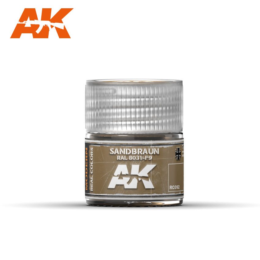 Краска Sandbraun RAL 8031-F9 10ml - RC-092