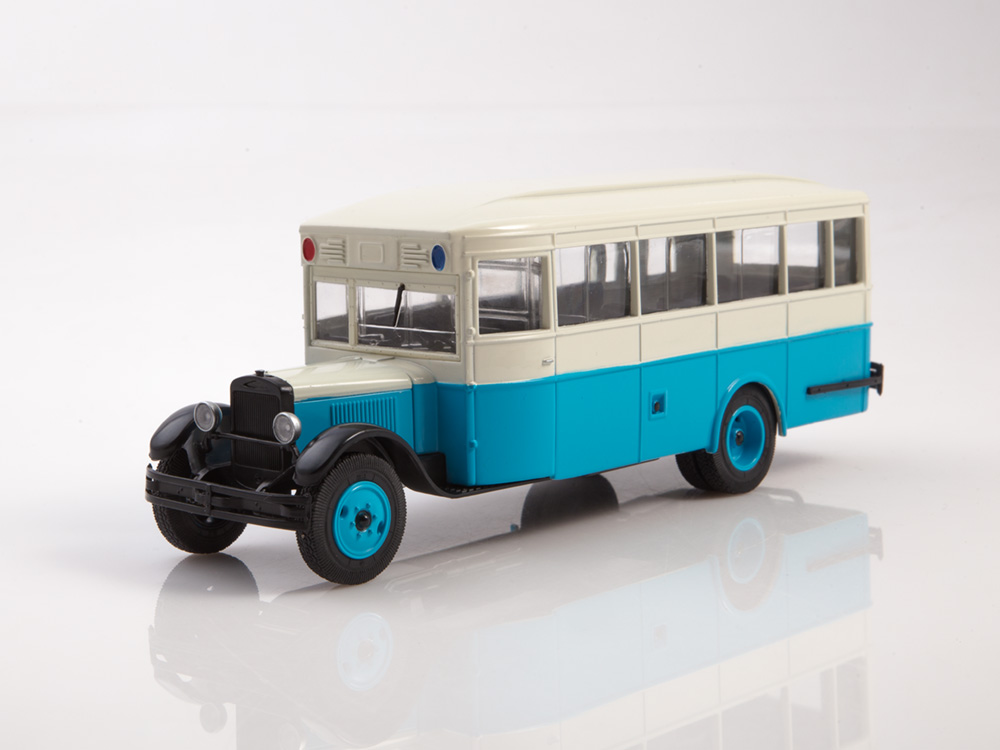 1:43 ЗИS-8 автобус, бело-голубой - 900421