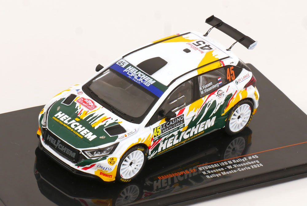 1:43 HYUNDAI i20 N Rally2 No 45  Rally Monte Carlo, Vossen/Vissenberg (2024) - RAM920SPLQ