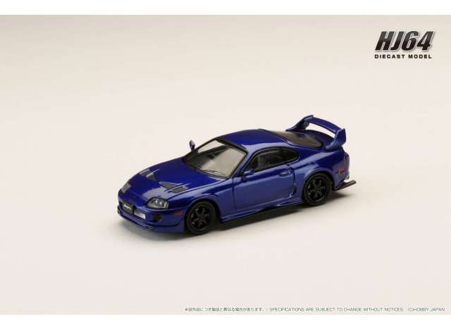 1:64 Toyota Supra (JZA80) JDM Customized Version, blue mica metallic - HJ644042BL