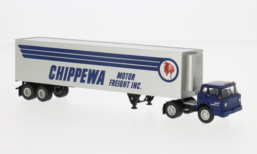 1:87 FORD C-Series Koffer-SZ Chippewa (1970), blue/white - 86329