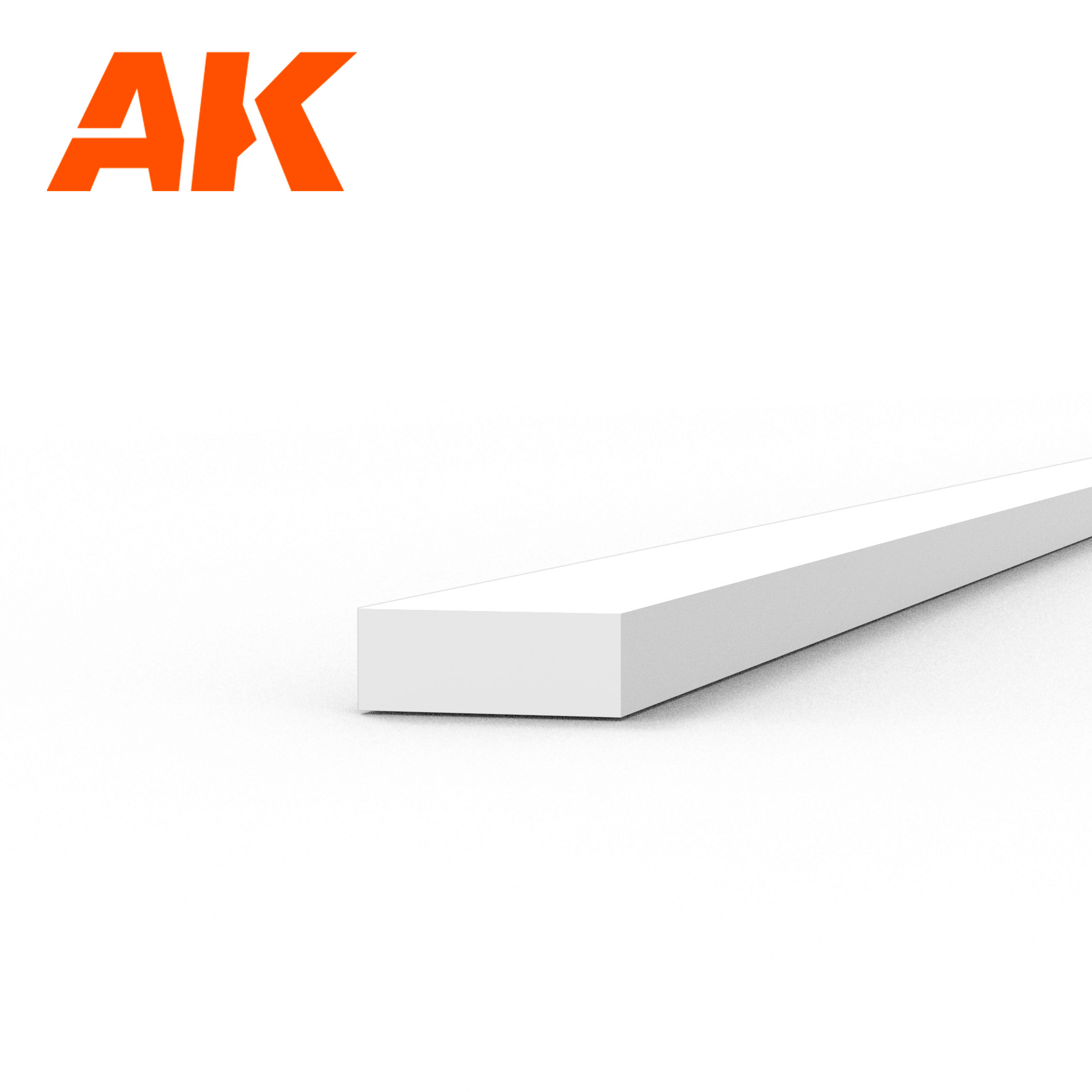 Strips 0.75 x 2.00 x 350mm - STYRENE STRIP - AK6515