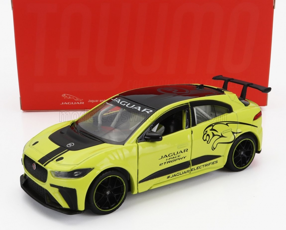 1:36 JAGUAR I-pace E-trophy (2020), Yellow Black - 36100023