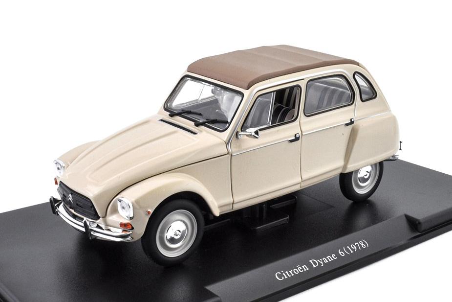 1:24 CITROEN Dyane 6 6 1978, light grey / beige roof - UUU-ABAVI009