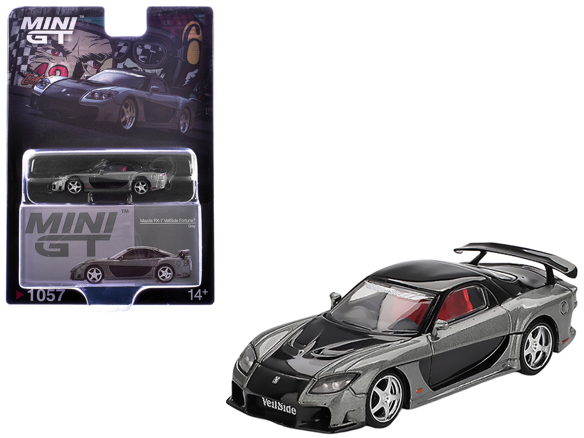1:64 MAZDA RX-7 (FD3S) Veilside Fortune (2011), grey/black - MGT01057-BL