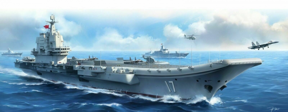 1:700 Авианосец PLA Navy Shandong - PS-006
