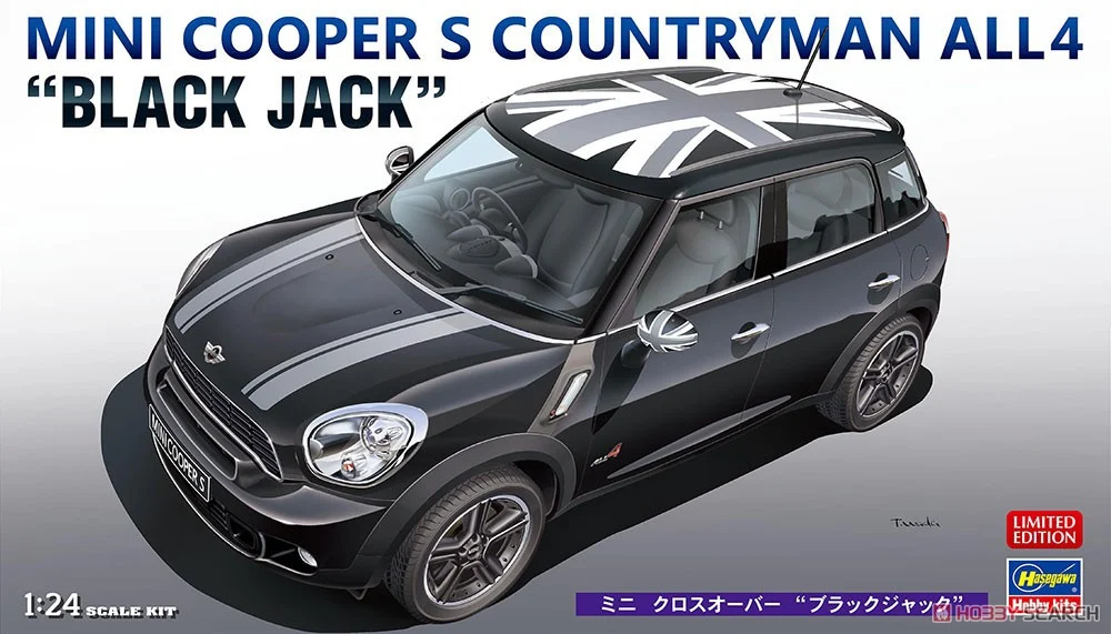 1:24 Сборная модель MINI Cooper S Countryman All4 Black Jack (2012) - 20704