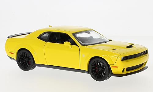 1:24 DODGE Challenger SRT Hellcat Wide-Body (2018), yellow - 79350Y