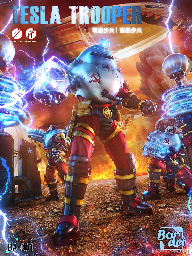 1:12 Сборная модель Tesla Trooper - BA-001