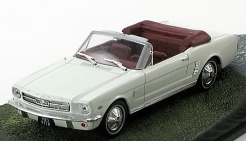 1:43 FORD Mustang Convertible 'Goldfinger' 1964 White - JB35
