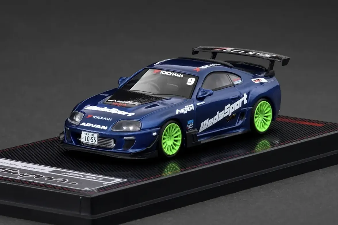 1:64 TOYOTA Supra (JZA80) RZ, blue metallic - 3843