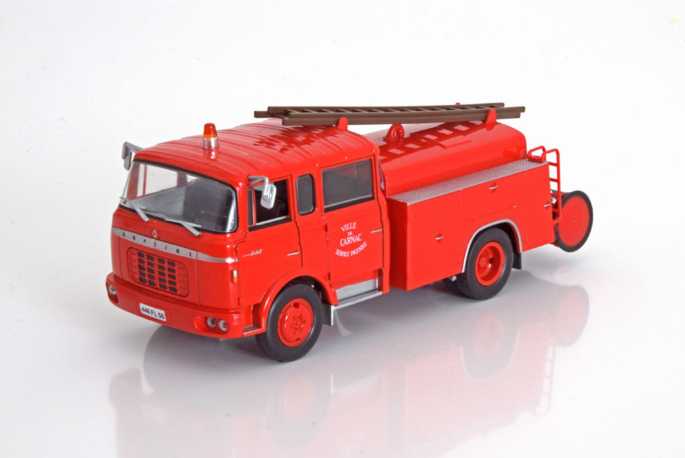 1:43 BERLIET GAK 17 fire engine Carnac, red - POM13