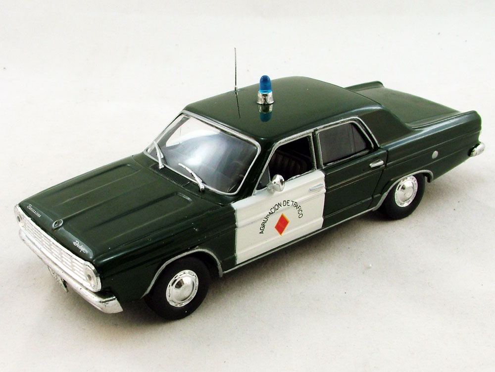 1:43 DODGE Dart, Полицейские Машины Мира 15, зеленый - PCW015