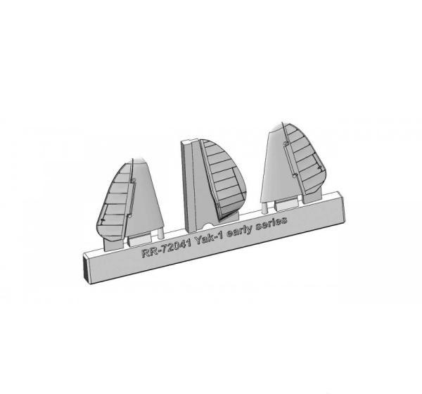 1:72 Як-1/Як-1Б ранний, оперение - RR-72041
